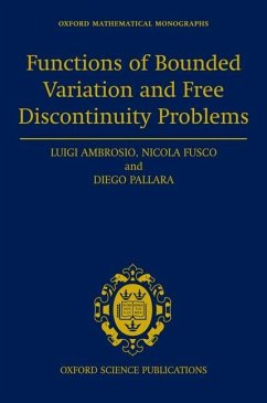 Functions of Bounded Variation and Free Discontinuity Problems - Ambrosio, Luigi; Fusco, Nicola; Pallara, Diego