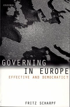 Governing in Europe - Scharpf, Fritz W