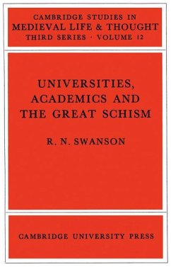 Cover Universities, Academics and the Great Schism