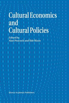Cultural Economics and Cultural Policies - Peacock, A.T. / Rizzo, I. (Hgg.)