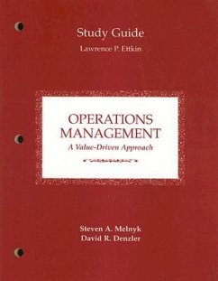 Operations Management Study Guide: A Value-Driven Approach - Melnyk, Steven A.; Denzler, David R.