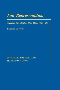 Fair Representation - Balinski, Michel L.; Young, H. Peyton
