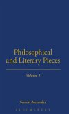 Philosophical And Literary Pieces Philosophical And Literary Pieces