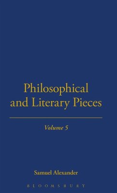 Cover Philosophical And Literary Pieces