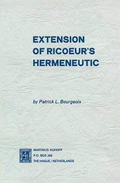 Extension of Ricoeur¿s Hermeneutic - Bourgeois, Patrick L.
