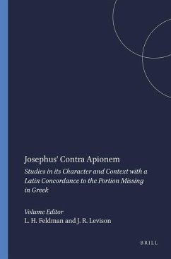 Josephus' Contra Apionem