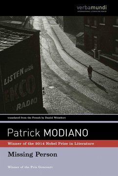 Missing Person - Modiano, Patrick