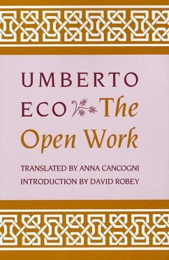 The Open Work - Eco, Umberto