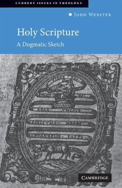 Holy Scripture - Webster, J. B.; John, Webster; Webster, John Holy Scripture - Webster, J. B.; John, Webster; Webster, John