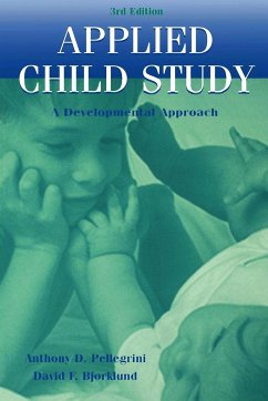 Applied Child Study - Pellegrini, Anthony D; Bjorklund, David F