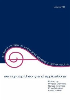 Semigroup Theory and Applications - Clement