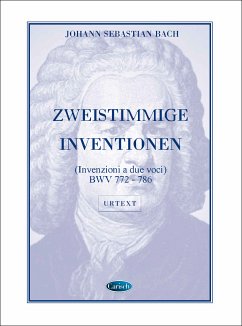 Cover Zweistimmige Inventionen BWV772-786 für Klavier Abbado, Marcello, ed
