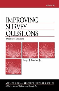 Improving Survey Questions - Fowler, Jr. Floyd J.