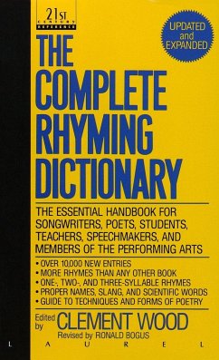 The Complete Rhyming Dictionary - Wood, Clement