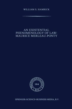 Cover An Existential Phenomenology of Law: Maurice Merleau-Ponty