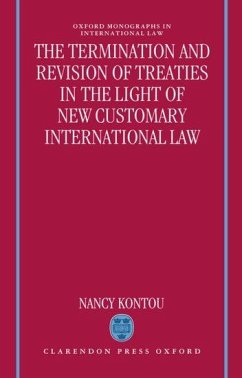 Termination and Revision of Treaties in the Light of New Customary International Law - Kontou, Nancy
