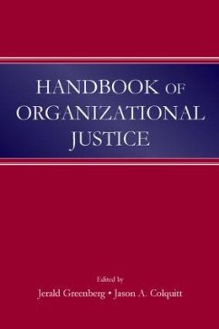 Handbook of Organizational Justice