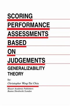 Scoring Performance Assessments Based on Judgements - Wing-Tat Chiu, Christopher
