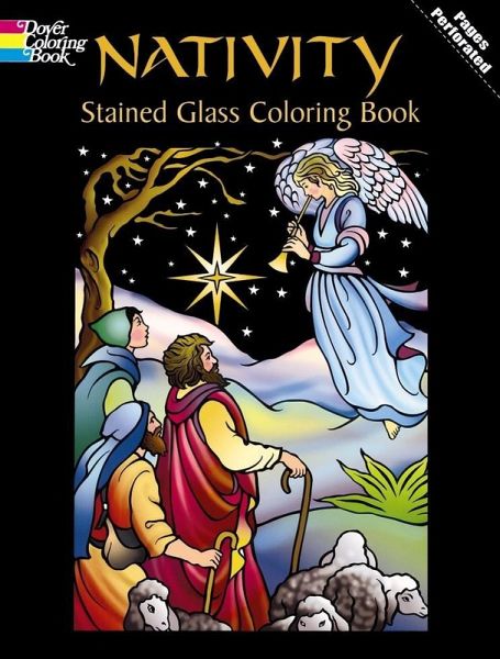 Nativity Stained Glass Coloring Book Nativity Stained Glass Coloring Book