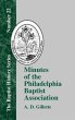 Minutes of the Philadelphia Baptist... - Bild 1