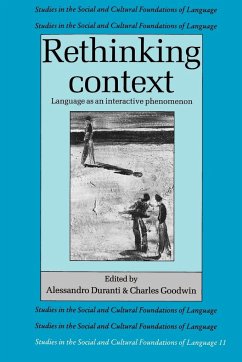 Rethinking Context - Duranti, Alessandro / Goodwin, Charles (eds.)