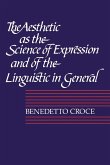 The Aesthetic as the Science of Expression and of the Linguistic in General, Part 1, Theory