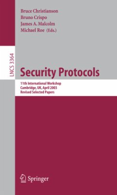 Security Protocols - Christianson, Bruce / Crispo, Bruno / Malcolm, James A. / Roe, Michael (eds.)