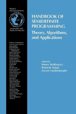 Handbook of Semidefinite Programming - Wolkowicz, Henry / Saigal, Romesh / Vandenberghe, Lieven (Hgg.)