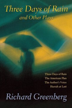 Three Days of Rain and Other Plays - Greenberg, Richard
