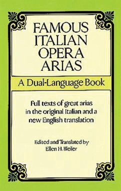 Famous Italian Opera Arias - Opera and Choral Scores