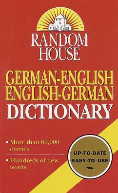 Random House German-English English-German Dictionary - Dahl, Anne