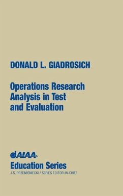 Operations Research Analysis in Test and Evaluation - Giadrosich, Donald L