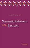 Semantic Relations and the Lexicon