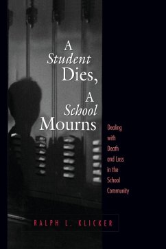 Student Dies, A School Mourns Cover Student Dies, A School Mourns