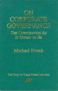 On Corporate Governance - Novak, Michael