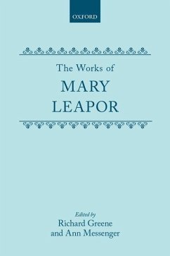 The Works of Mary Leapor - Greene, Richard / Messenger, Ann (eds.)