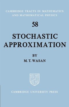 Stochastic Approximation - Wasan, M. T.