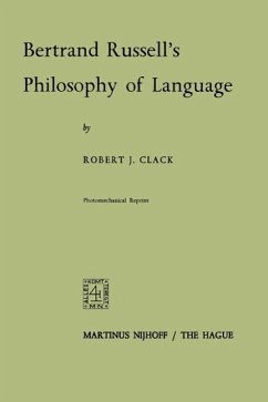 Bertrand Russell's Philosophy of Language - Clack, R.