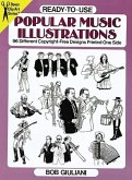 Ready-To-Use Popular Music Illustrations: 96 Different Copyright-Free Designs Printed One Side