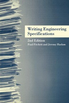 Writing Engineering Specifications - Fitchett, Paul; Haslam, Jeremy