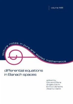 Differential Equations in Banach Spaces - Favini, Angelo / Obrecht, Enrico / Vinni, Alberto (eds.)