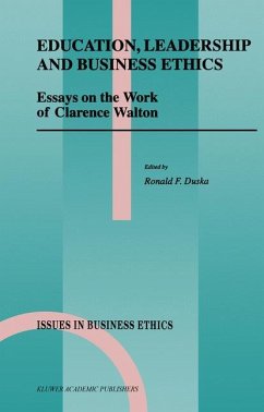 Education, Leadership and Business Ethics - Duska, Ronald F. (ed.)