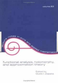 Functional Analysis, Holomorphy, and Approximation Theory - Zapata, G.; Zapata; Zapata, Guido I