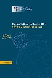 Dispute Settlement Reports 2004 - World Trade Organization