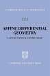 Affine Differential Geometry - Bild 1
