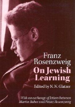 On Jewish Learning - Rosenzweig, Franz