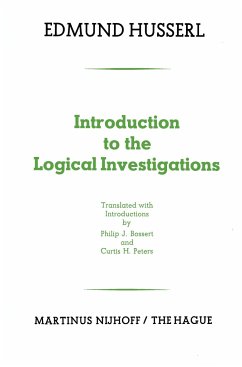 Introduction to the Logical Investigations - Husserl, Edmund