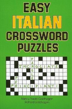 Easy Italian Crossword Puzzles - Goldhagen, Nancy