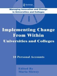 Implementing Change from Within in Universities and Colleges - Slowey, Maria (ed.)