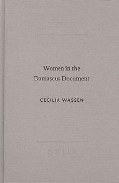 Women in the Damascus Document - Wassen, Cecilia; Wassen, C.